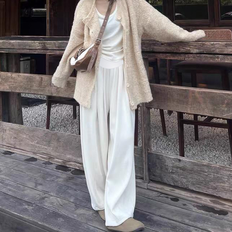 灯芯绒孕妇裤高个子山本裤秋冬款托腹垂坠拖地长裤直筒加长阔腿裤,淘宝优惠券,粉丝福利购,淘宝优惠卷