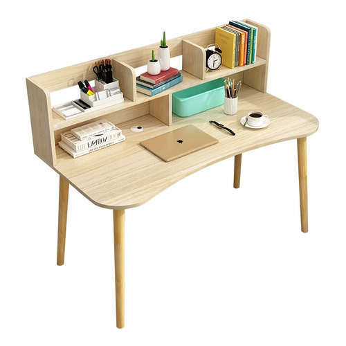 Настольная книжная полка интегрированный компьютерный стол, простой домашний уголок Стол Стол Связь с маленьким простым учебным столом