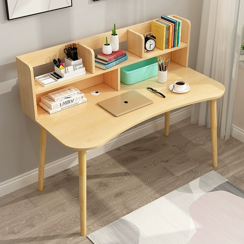 Настольная книжная полка интегрированный компьютерный стол, простой домашний уголок Стол Стол Связь с маленьким простым учебным столом