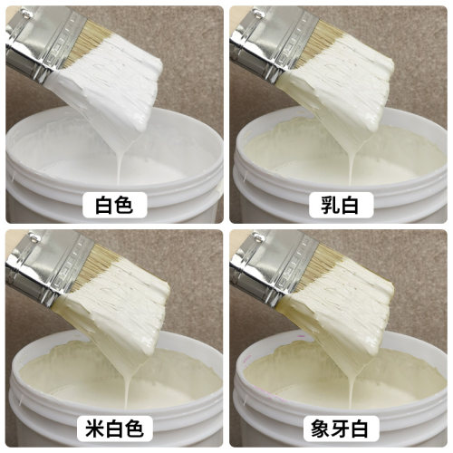 白色水性木器漆自刷涂料油漆旧家具门象牙白乳白米白改色翻新木漆-图2