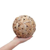 Handmade weaving overnight balls natural making vines Bamboo Strips Embroidered ball props Myanmar Decorative Crafts Ancient Football