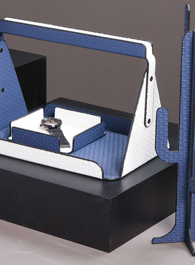 软装售楼处摆件皮质简约现代