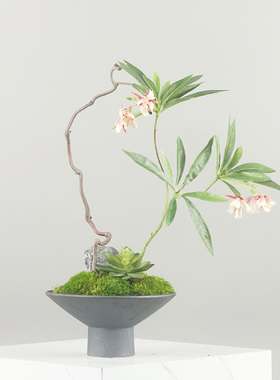 仿真花客厅桌面新中式