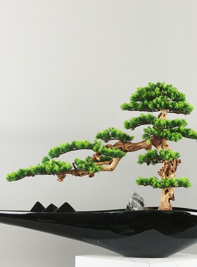 中式陶瓷迎客松船售楼处