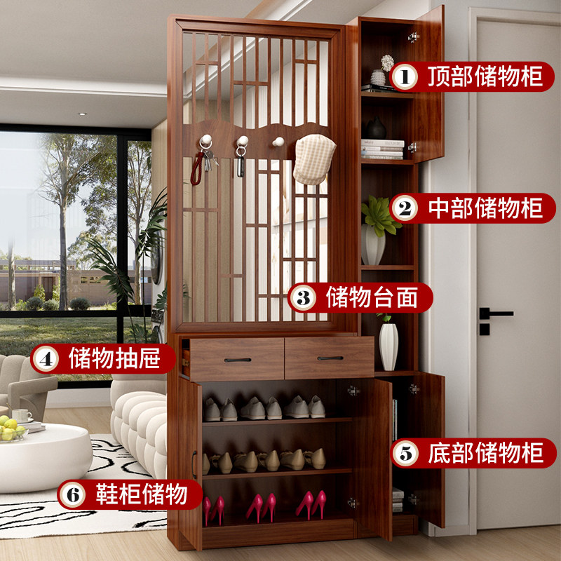 玄关柜鞋柜一体入户正对门客厅隔断柜屏风置物架2024新款简约现代,淘宝优惠券,粉丝福利购,淘宝优惠卷
