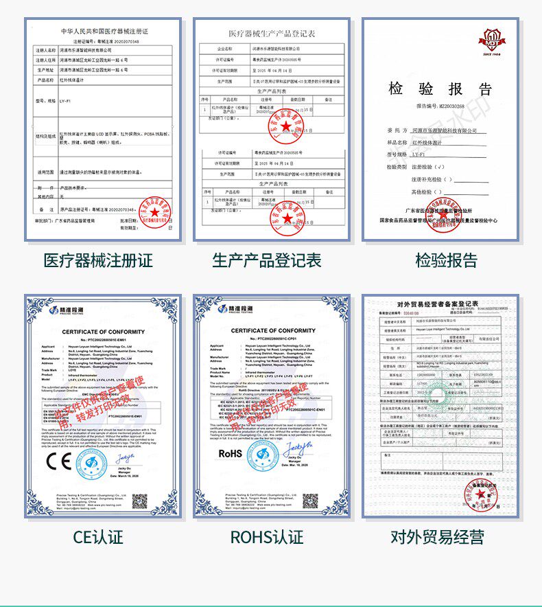 【乐源】手持式宝宝家用体温枪体温计 乐源医疗器械体温计类