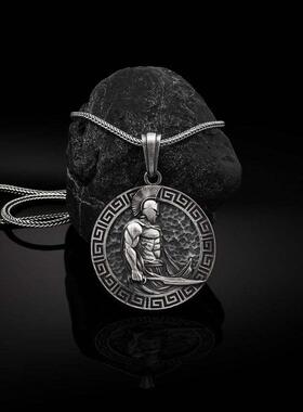 项链吊坠嘻哈个性男复古男士潮ins链女毛衣纯银欧美钛钢十字饰品