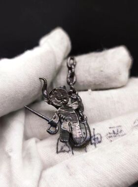 男女黄铜邪恶魔鬼吊坠项链