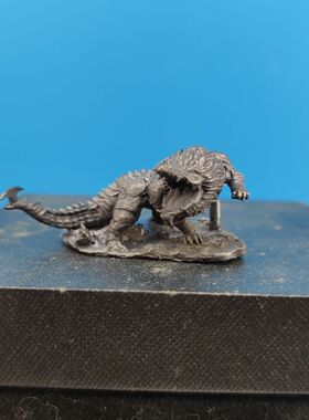 黄铜仿真鳄鱼动物模型模型史前巨鳄帝王鳄尼罗鳄车载中控台小摆件