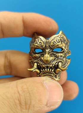 铜黑神话悟空面具夜罗刹般若面具游戏周边钥匙扣吊坠项链汽车钥匙