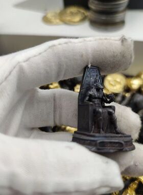 黄铜审判死神执法冥界模型摆件