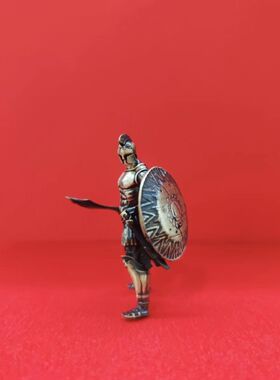 黄铜罗马战士摆件模型