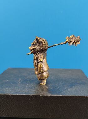 黄铜猪八戒手办雕像模型二师兄猪刚鬣黑神话悟空车载中控台潮玩品