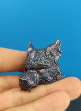 黑神话悟空周边广智凶云兽狼头面具钥匙扣挂件挂书包项链徽章礼物