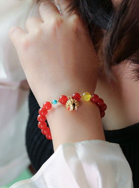 天然红玛瑙黄玛瑙菱镁矿松石虎头