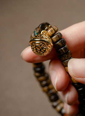 达拉干沉香手串单圈4*9mm左右DIY