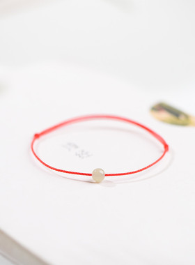 红绳手链手编绳和田玉南红玛瑙朱