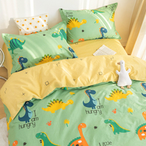 Child quilt cover single piece of pure cotton full cotton cartoon baby quilt cover nursery boy Two sets of 120x150x200