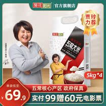 Sunflower Sunshine Wuchang rice 2021 New rice flower fragrance No. 2 No. 20kg Northeast rice fragrant rice rice fragrant rice