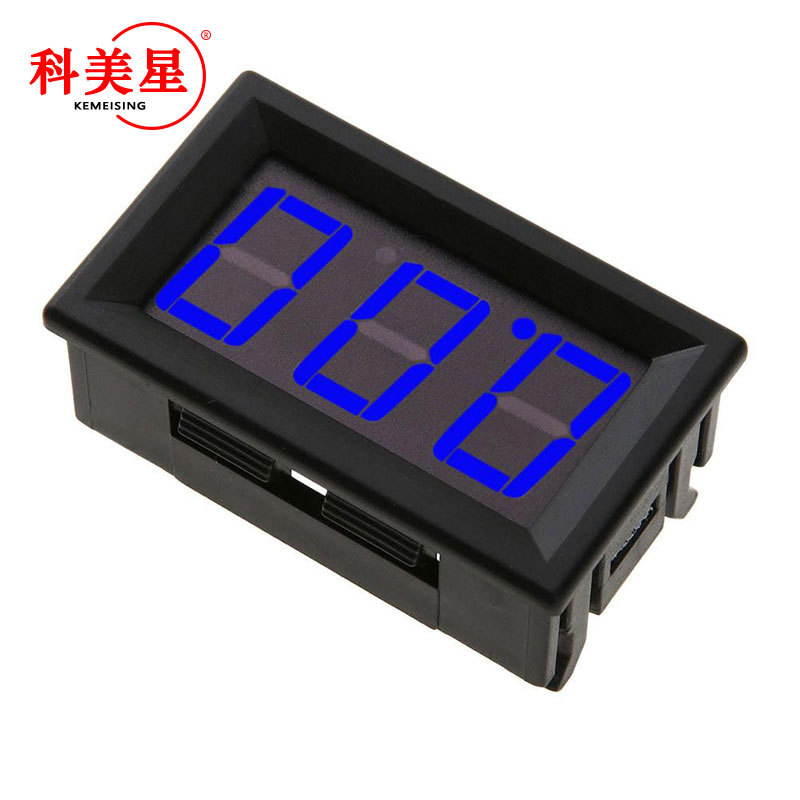 DC0-100V三线直流电压表 0.56寸LED数显 电瓶电动车电压表头 - 图1