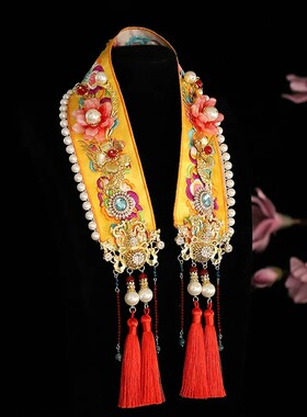 佛像披肩定制黑妈妈黑奶奶披肩霞帔泰山奶奶佛像贡品堂口摆件披肩
