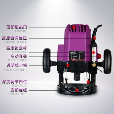 Машина с высокой мощностью, заливающая электрическое настроение, ремонт машины Gong -класс для резьбы и фрезерный слот многофункциональный деревообрабатывающий промышленность.