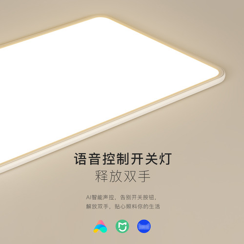 创意大气客厅灯led卧室吸顶灯简约现代超薄无缝房间2026新款灯具 - 图2