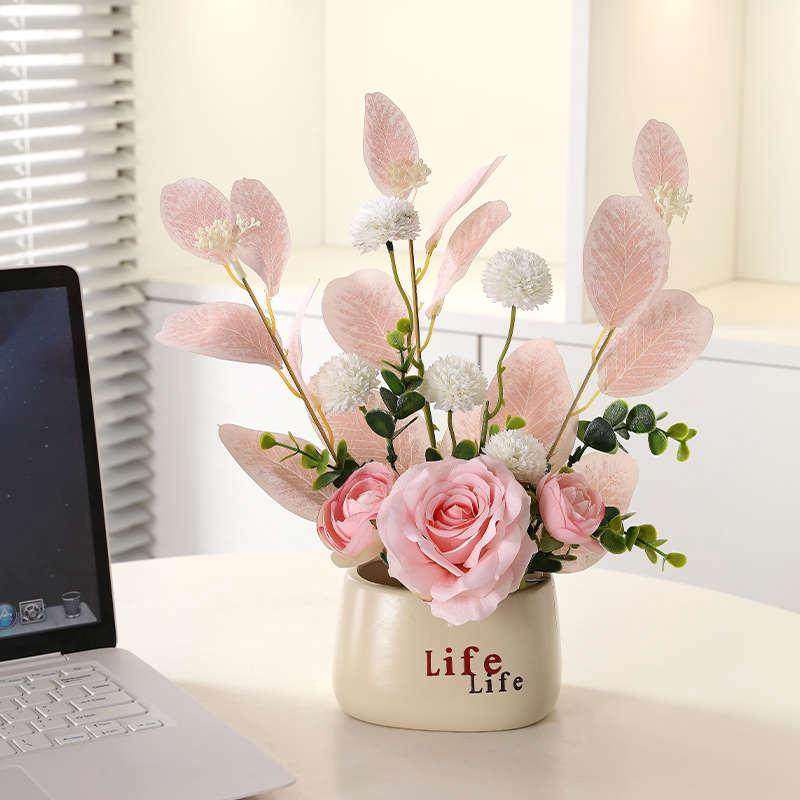 向日葵假花仿真花摆设客厅绿植盆栽干花束餐桌家居装饰品花艺摆件,淘宝优惠券,粉丝福利购,淘宝优惠卷