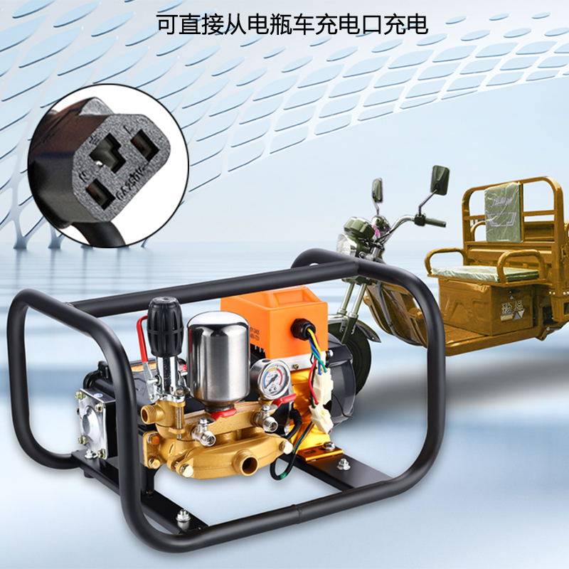 农用打药机高压220v大流量远程遥控48v72v电动车农药喷雾打药神器,淘宝优惠券,粉丝福利购,淘宝优惠卷