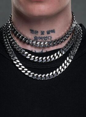 Rope Cuban Chain Necklace Men 2021 Fashion Temperament