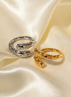 2024Steel Adjustable Finger Ring Waterproof Jewelry France