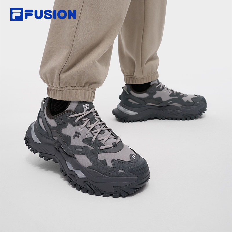 FILA FUSION斐乐潮牌男鞋BIANCO厚底潮鞋2025冬新款硬糖鞋老爹鞋,淘宝优惠券,粉丝福利购,淘宝优惠卷