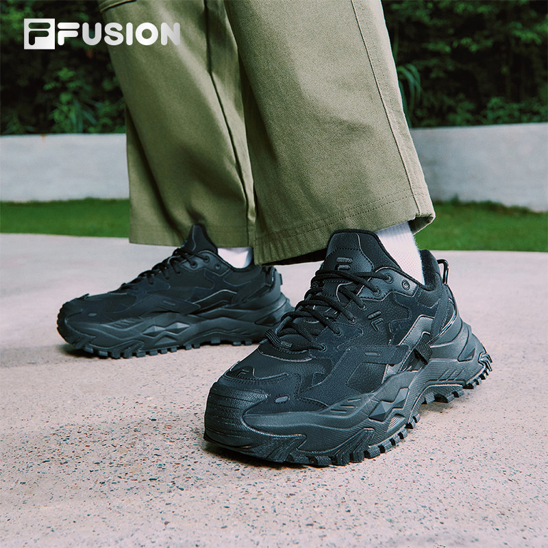 FILA FUSION斐乐潮牌男鞋BIANCO厚底潮鞋2025冬新款硬糖鞋老爹鞋,淘宝优惠券,粉丝福利购,淘宝优惠卷