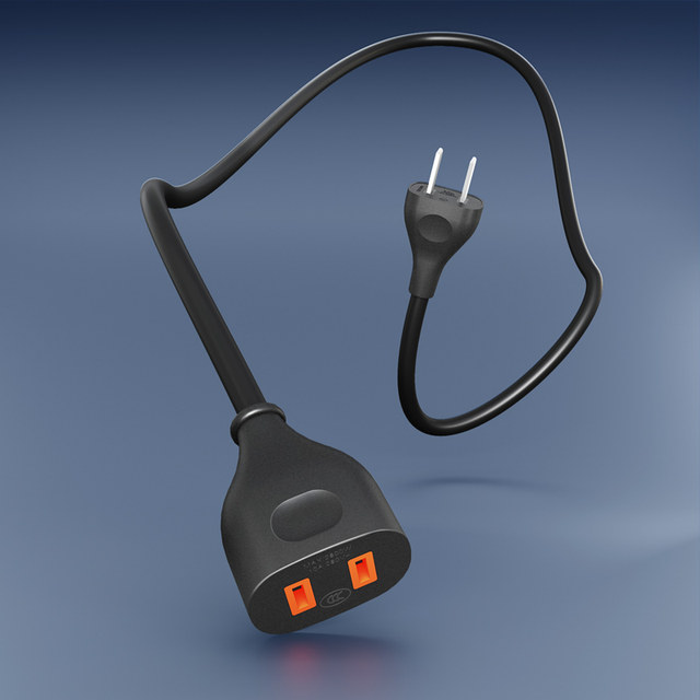 Weyou thickened power extension cord is suitable for air conditioning, computer monitoring, desk lamp, two-hole travel electric fan, TV