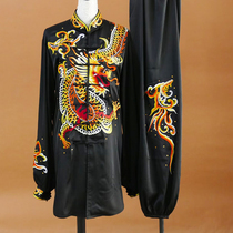 Yingchun Taijiquan Embroidery Dragon Professional Competition Suit of men and women The men and women practice the group to perform a morning practice suit for martial arts