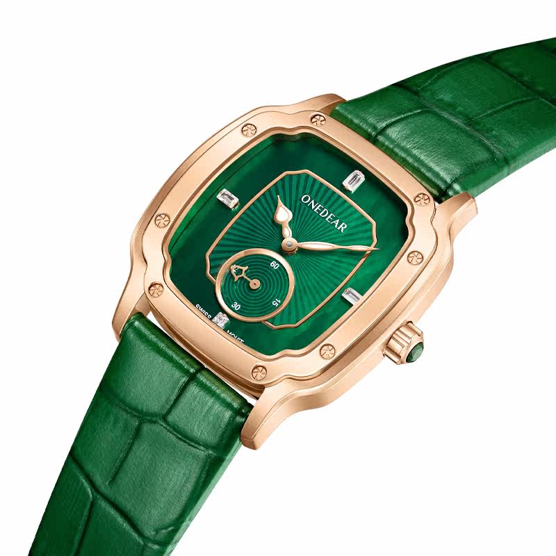 onedear女士方形原创设计小众手表 onedear手表国产腕表