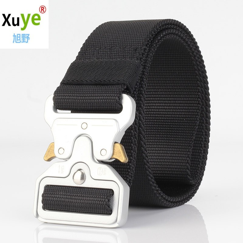 网红man Military Tactical Metal Buckle Belt Strap Waist Belt - 图1