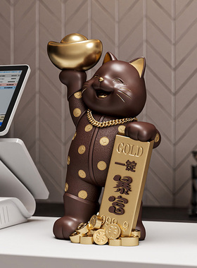 招财猫创意存钱罐摆件送朋友礼品