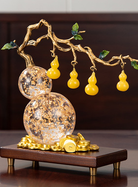五葫临门招财福禄客厅装饰品摆件