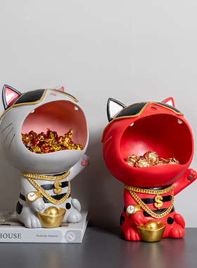 创意招财猫家居装饰品摆件