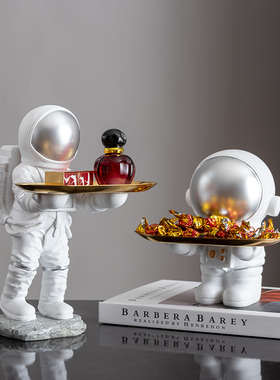 太空人宇航员儿童房桌面装饰摆件