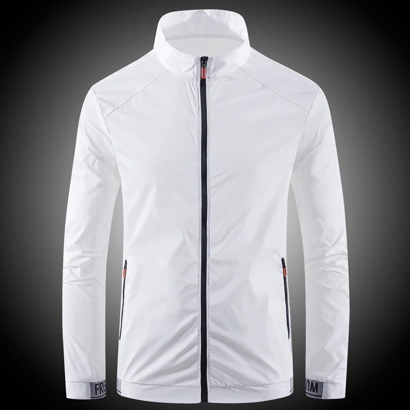 Sunscreen Coats Men's Breathable Sports Waterproof Jacket Su-图2