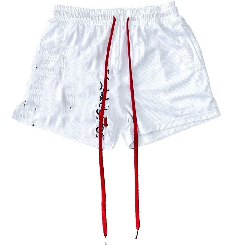 Summer American Shorts Men's Three Points But Knee Sports Le-图2