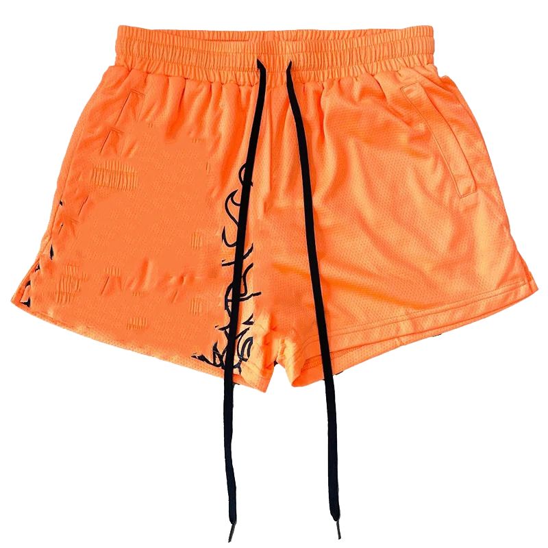 Summer American Shorts Men's Three Points But Knee Sports Le - 图3