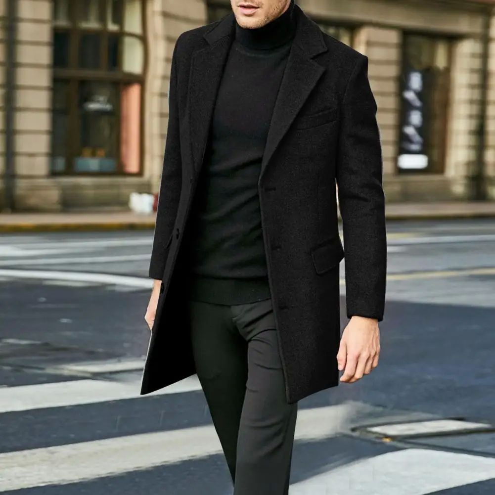 Winter Coats Man New Men's Clothing British Men Business Cas - 图1