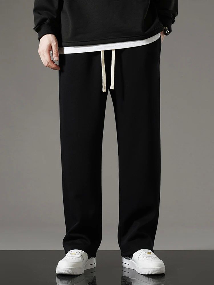 Spring Autumn Men Sweatpants Korean Fashion Sportswear Draws - 图1