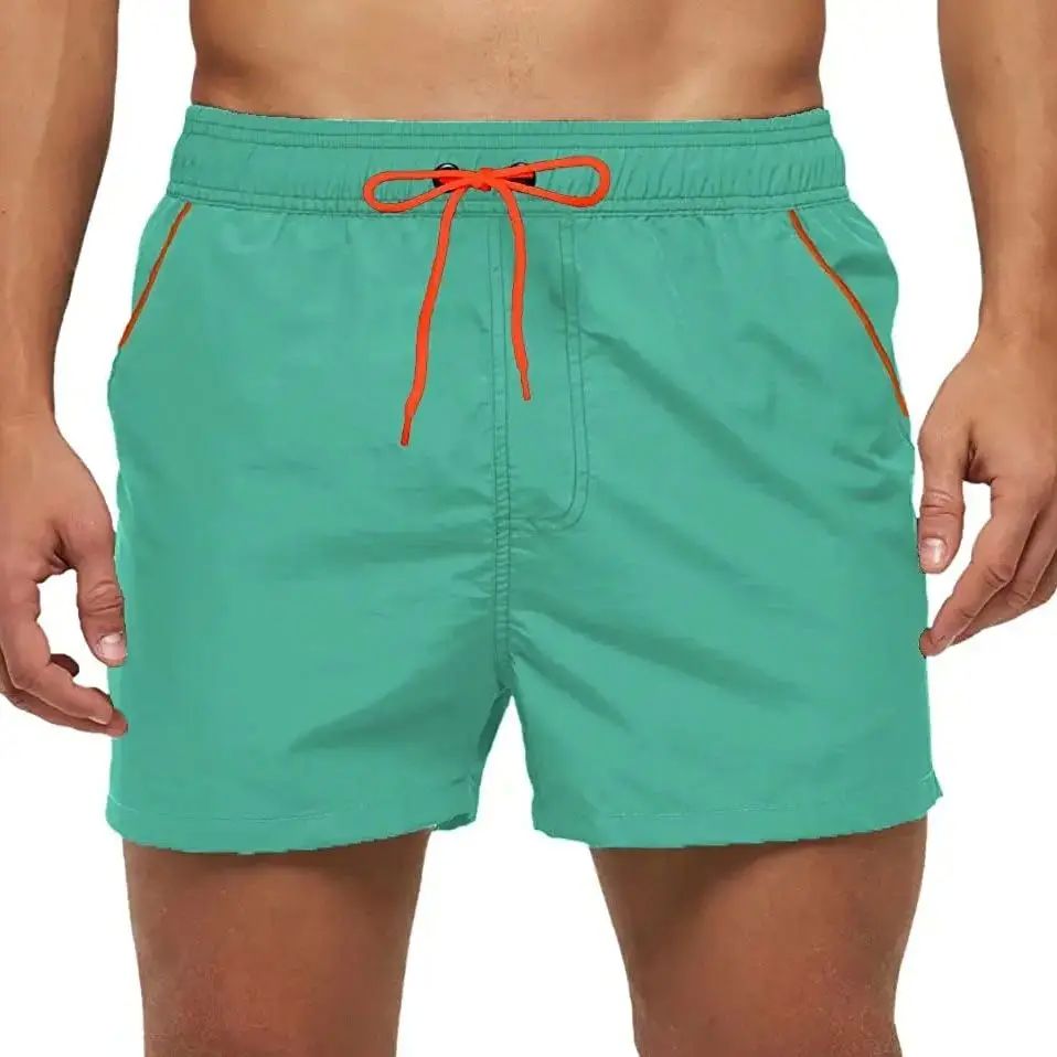 Men Summer Swim Shorts Swimwear Trunks Swimsuits Quickly Dry - 图3