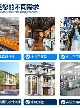 全自动反渗透水处理设备商用去离子反渗透设备超纯水制水设备