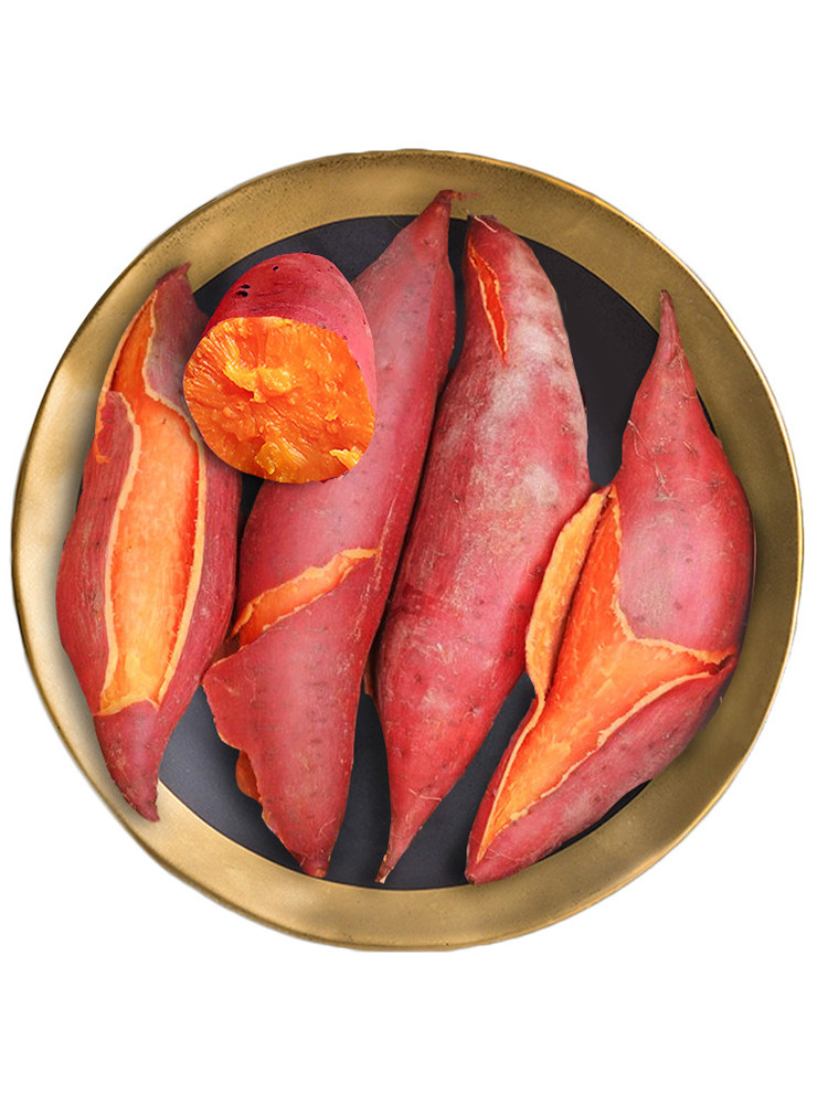 新鲜沙地红心蜜薯农家自种板栗地瓜 轩圃生鲜番薯