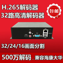 Internet Film Decoder Monitor Solutions Code Instrumental 32-way Internet decoder HD decoder TV Wall